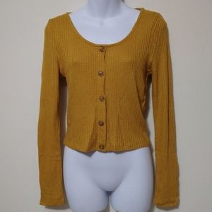 NWT Long Sleeve Mustard Yellow Shirt